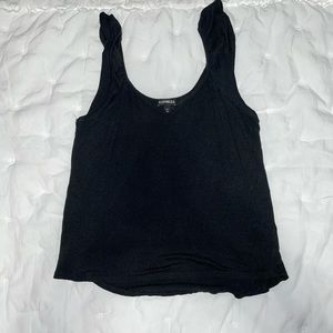 EXPRESS BLACK TANK TOP-XS-WORN